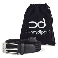 Chinnydipper Black Braided Junior Golf Belt