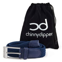 Chinnydipper Navy Braided Junior Golf Belt
